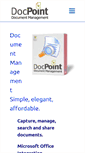 Mobile Screenshot of docpoint.biz